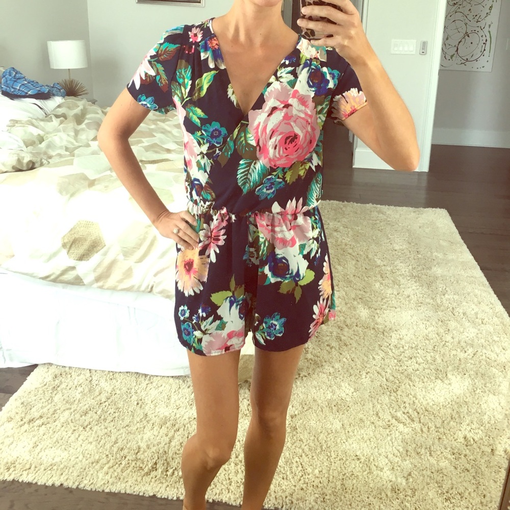 Boutique Floral Romper